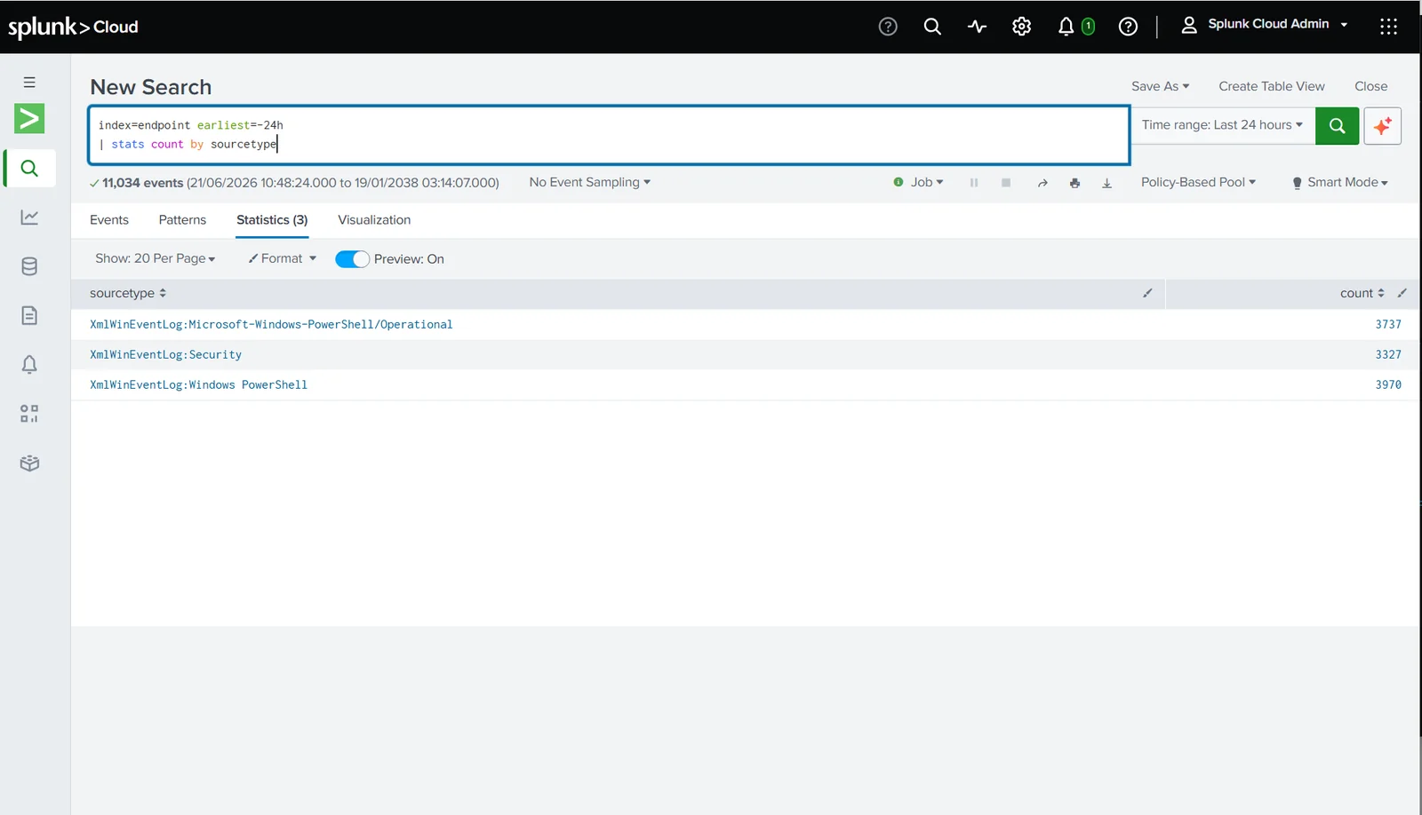 Ingestion du journal Windows Security